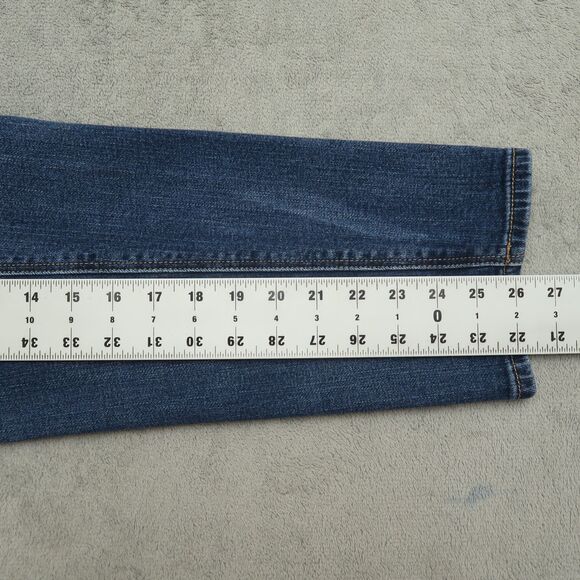 American Eagle Jeans Women's Size 10R Blue Vintage High-Rise Denim 26" Inseam - Picture 4 of 16